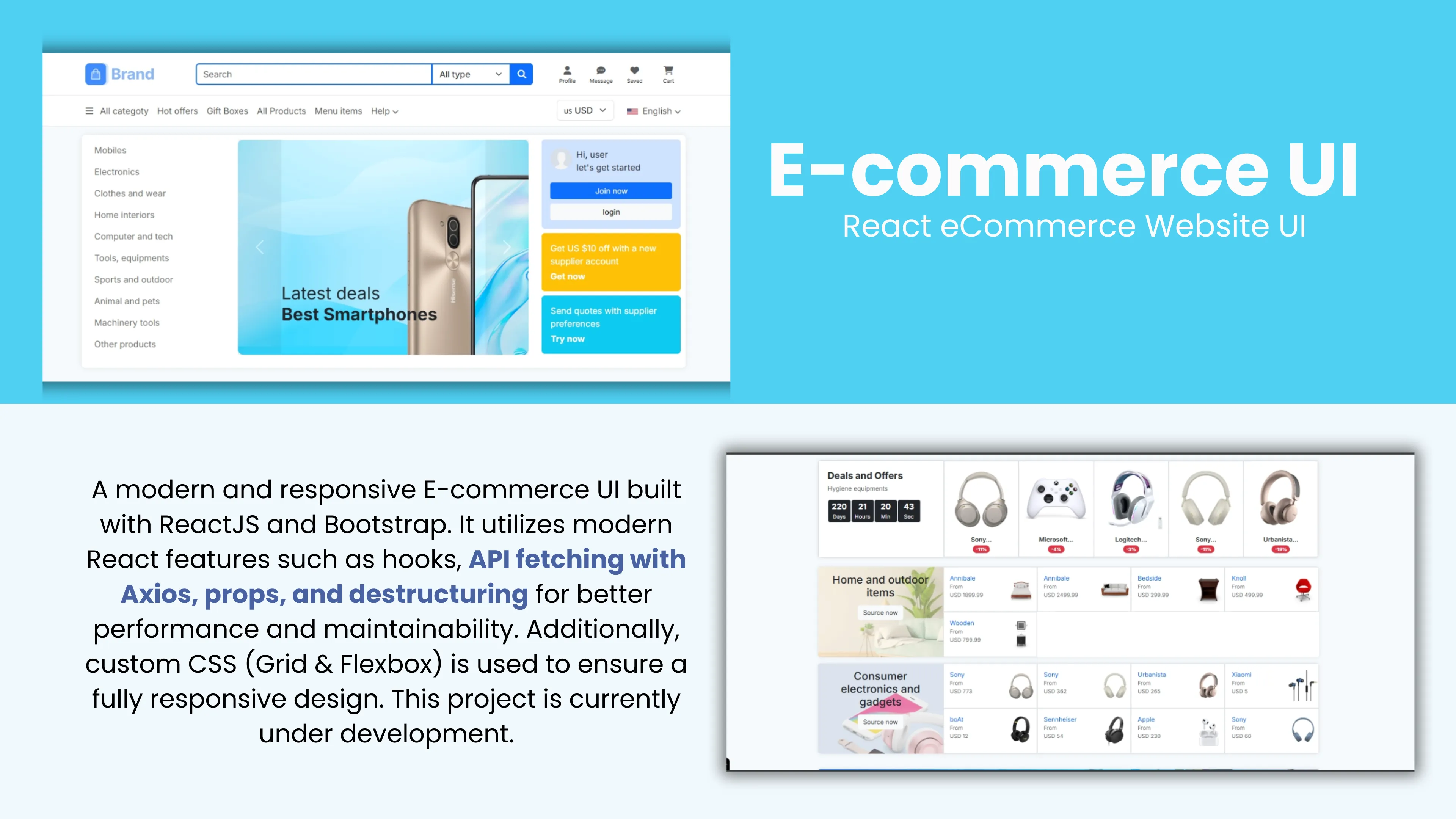 E-commerce UI