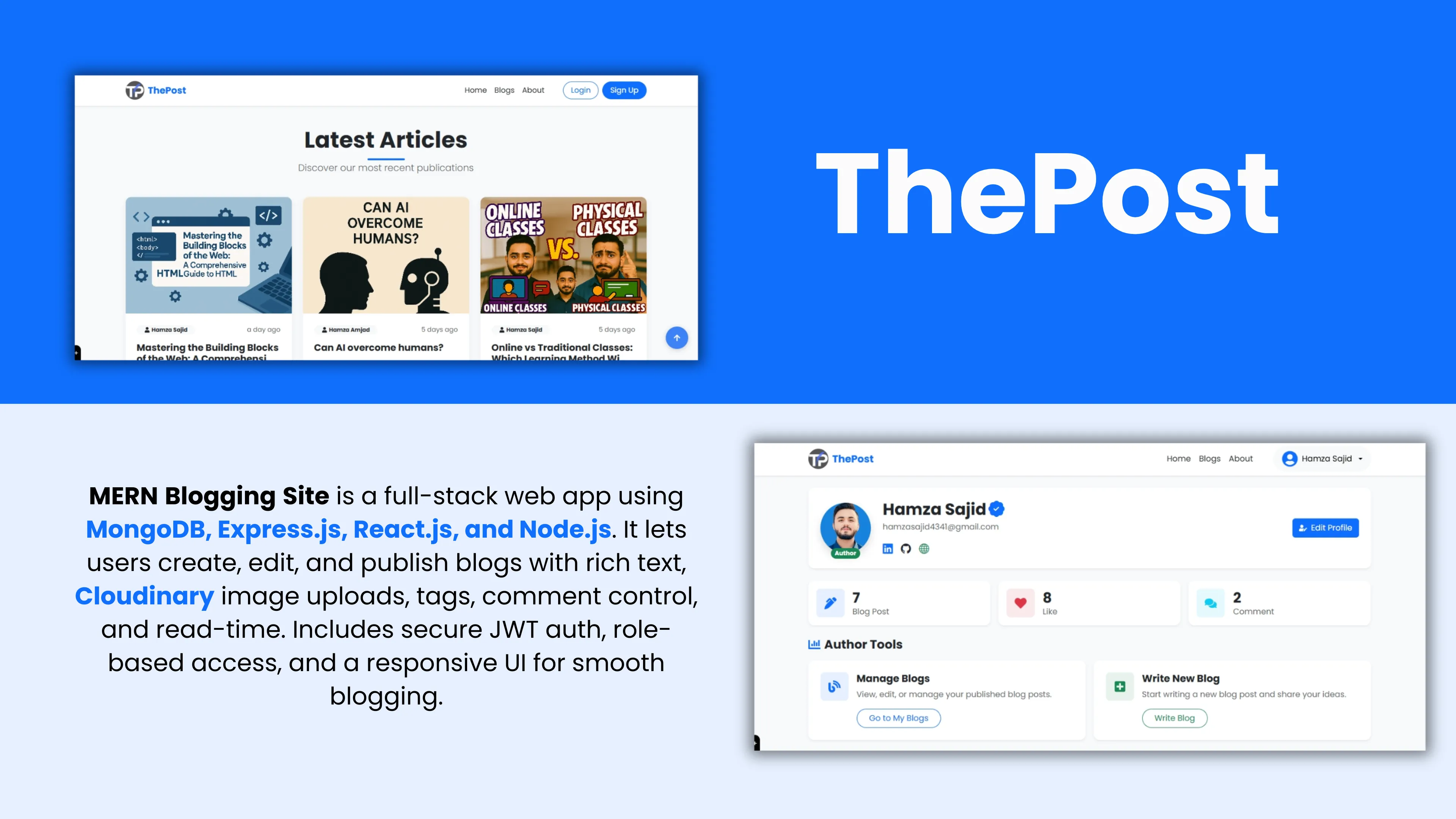 ThePost Blog Site