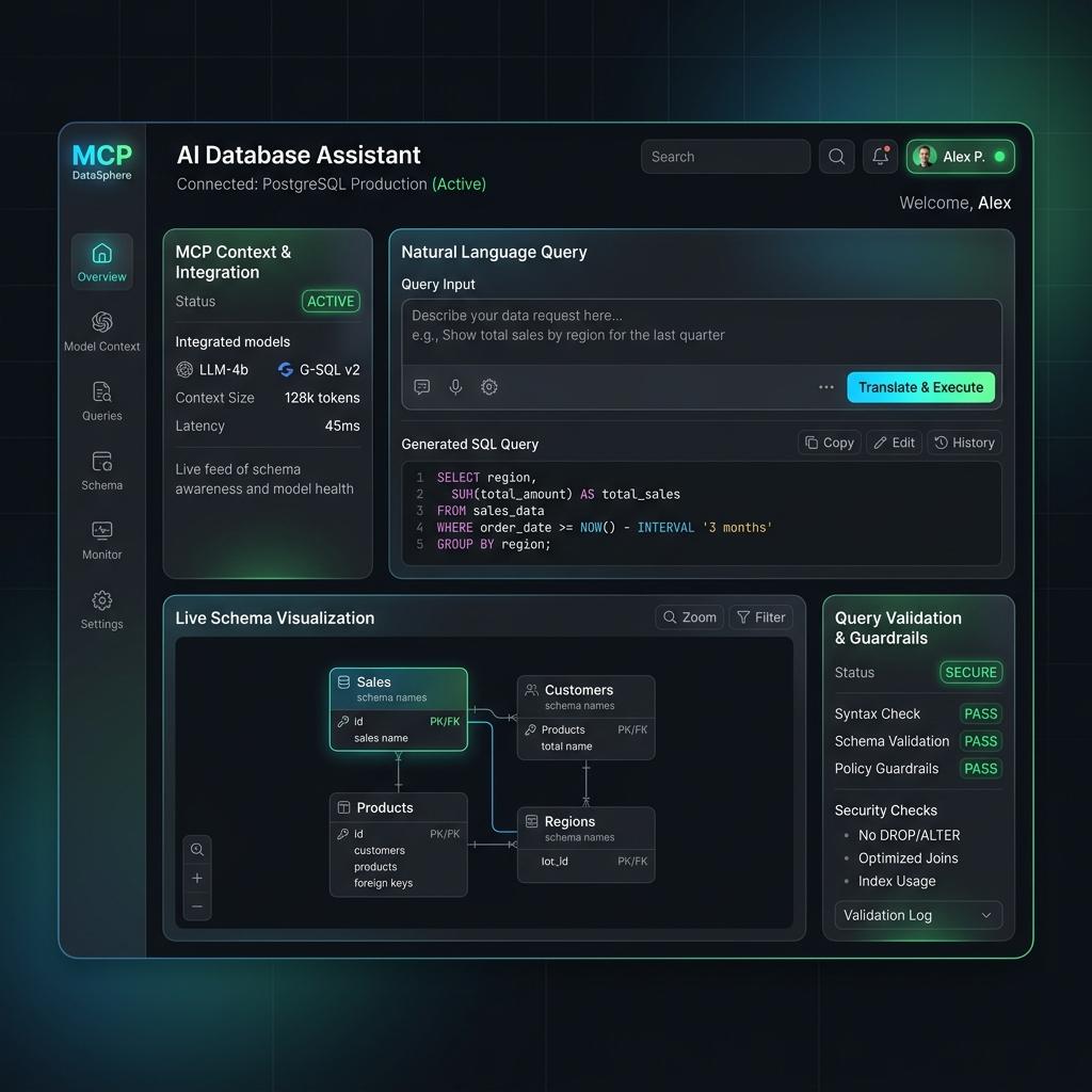 AI Database Assistant project preview